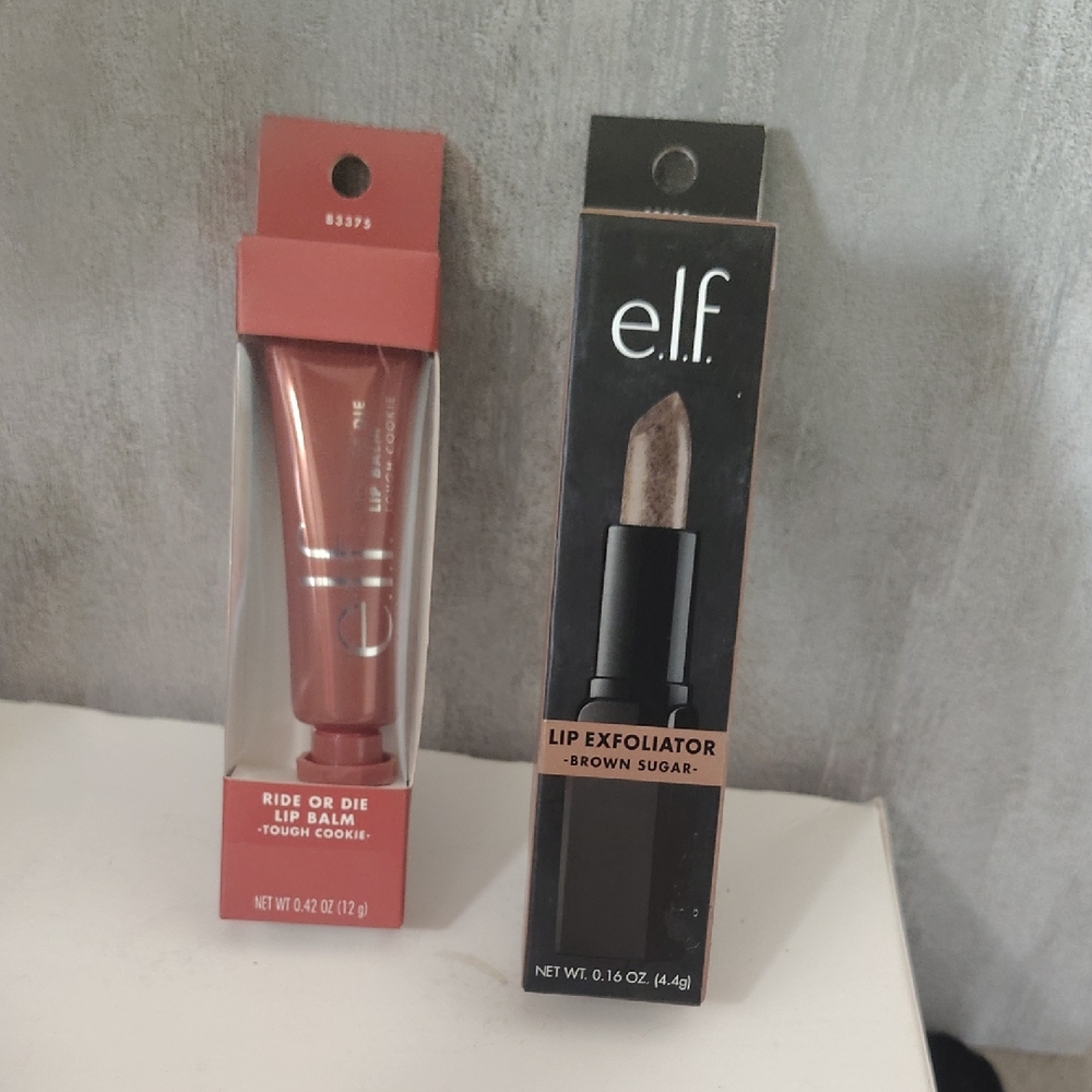 Lip Balm and Exfoliator Set - Brown Sugar and Tough Cookie